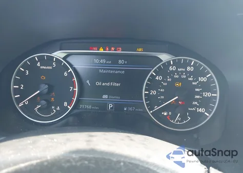 2020 Nissan Altima Sr Fwd из США, поврежденный, VIN 1N4BL4CVXLC193149